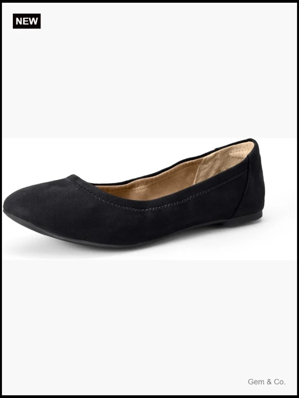 Women's Belice Comfortable Slip-On Ballet Flats Shoes Memory Foam
